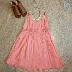 Forever 21 Salmon Spring Dress